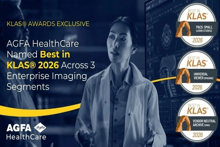 AGFA HealthCare, ABD'de üç farklı kategoride Best in KLAS® 2026 ödülüne layık görüldü