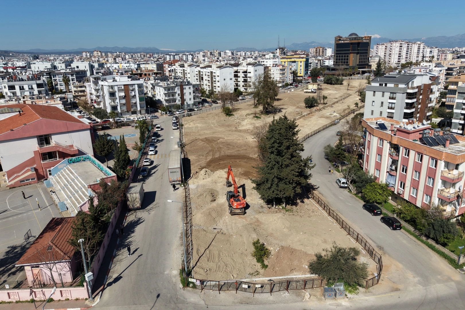 Antalya Muratpaşa’dan 16 bin metrekarelik yeni park çalışması