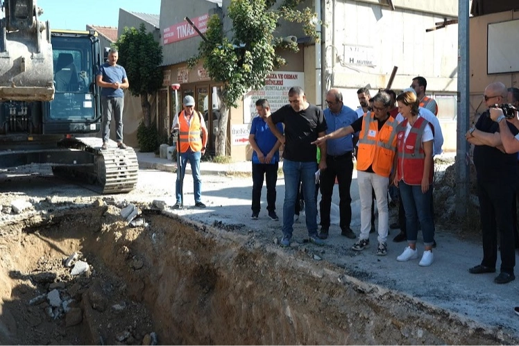 Eskişehir Büyükşehir’in altyapı çalışması sürüyor