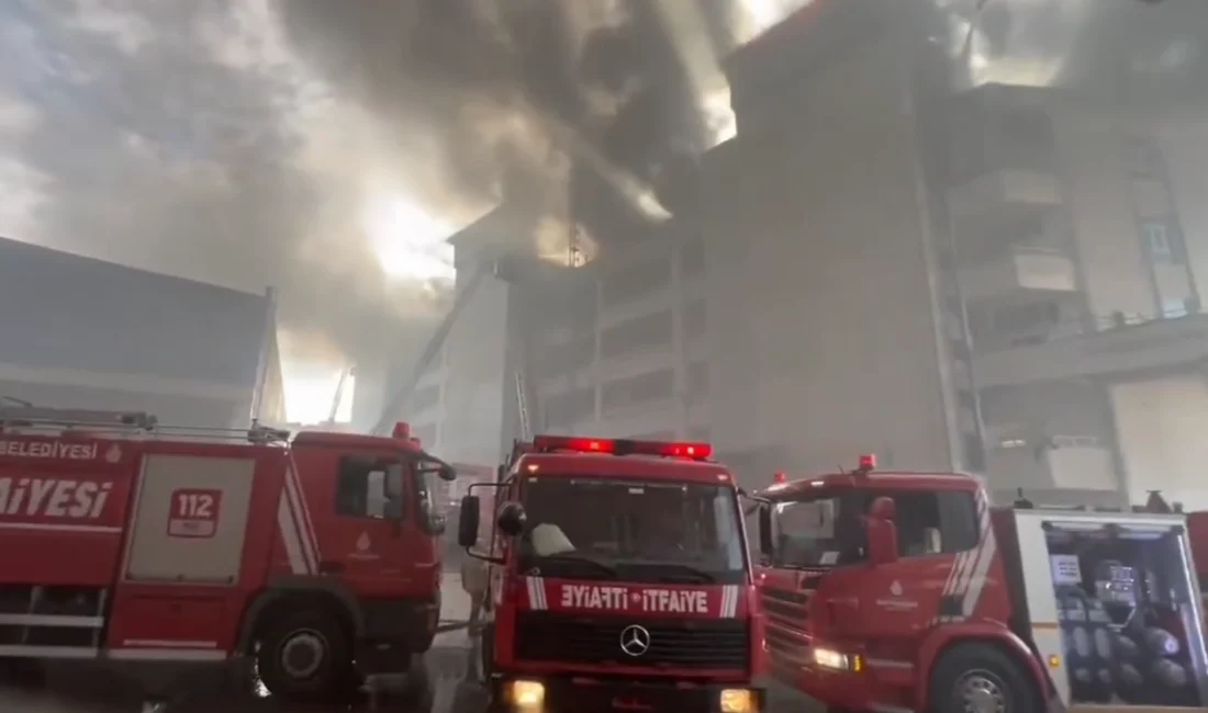 İstanbul’un Sultanbeyli ilçesinde tekstil atölyesi olarak kullanıldığı öğrenilen 5 katlı